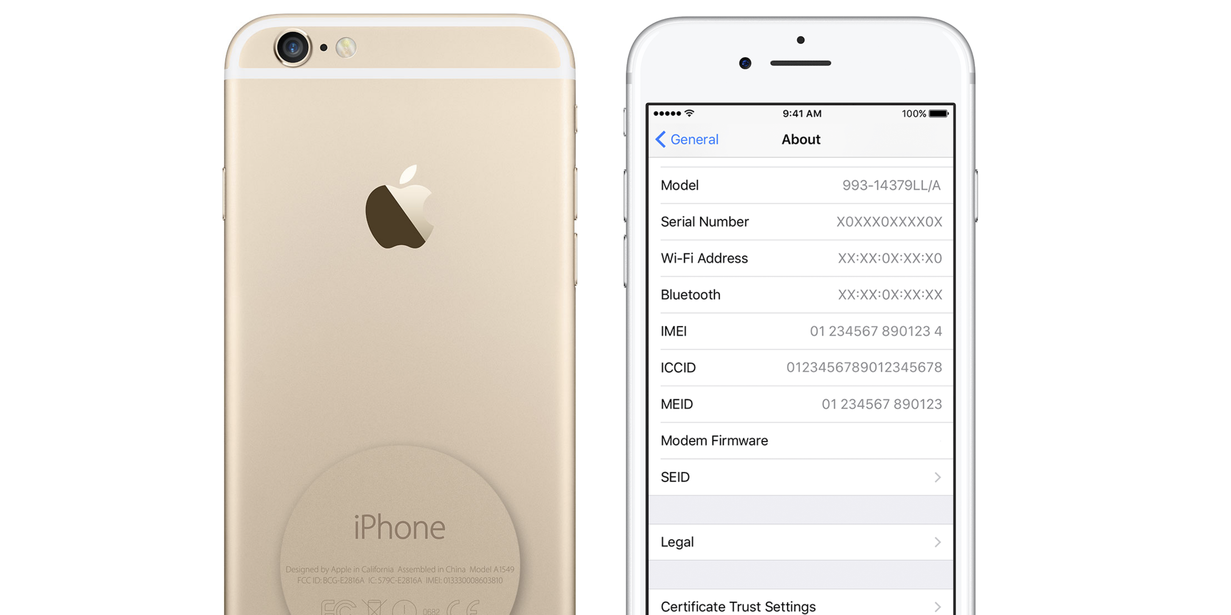 identify iphone by serial number